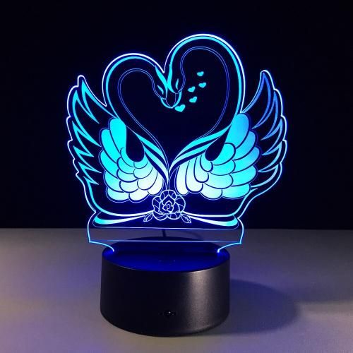 3D lamp swans wholesale