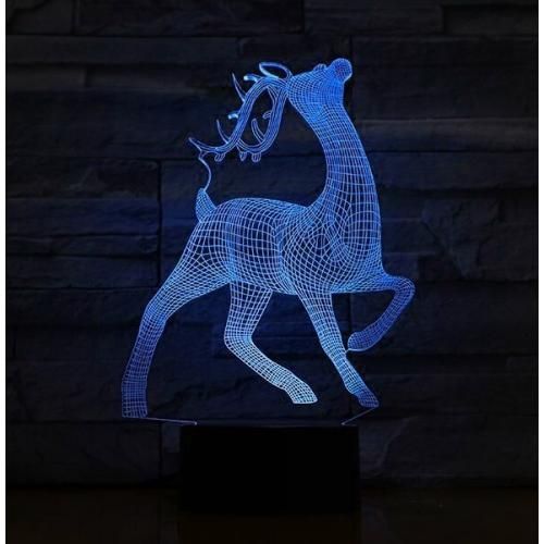 3D lamp deer with antlers wholesale