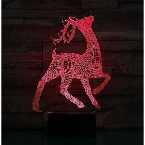 3D lamp deer with antlers wholesale